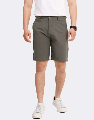 Quần short âu màu nâu đất 3004J