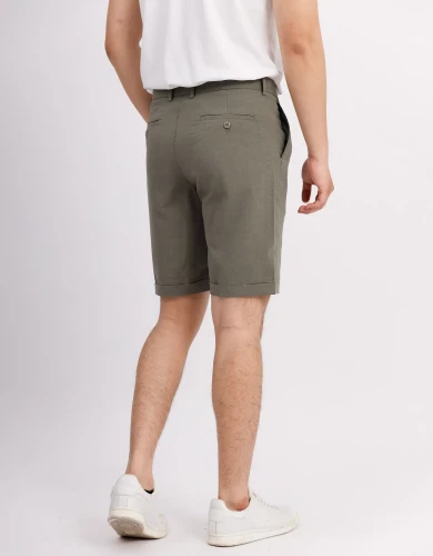 Quần short âu màu nâu đất 3004J